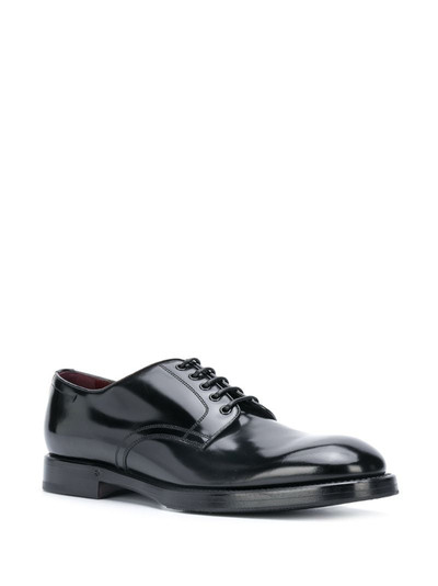Dolce & Gabbana brushed leather derby shoes outlook