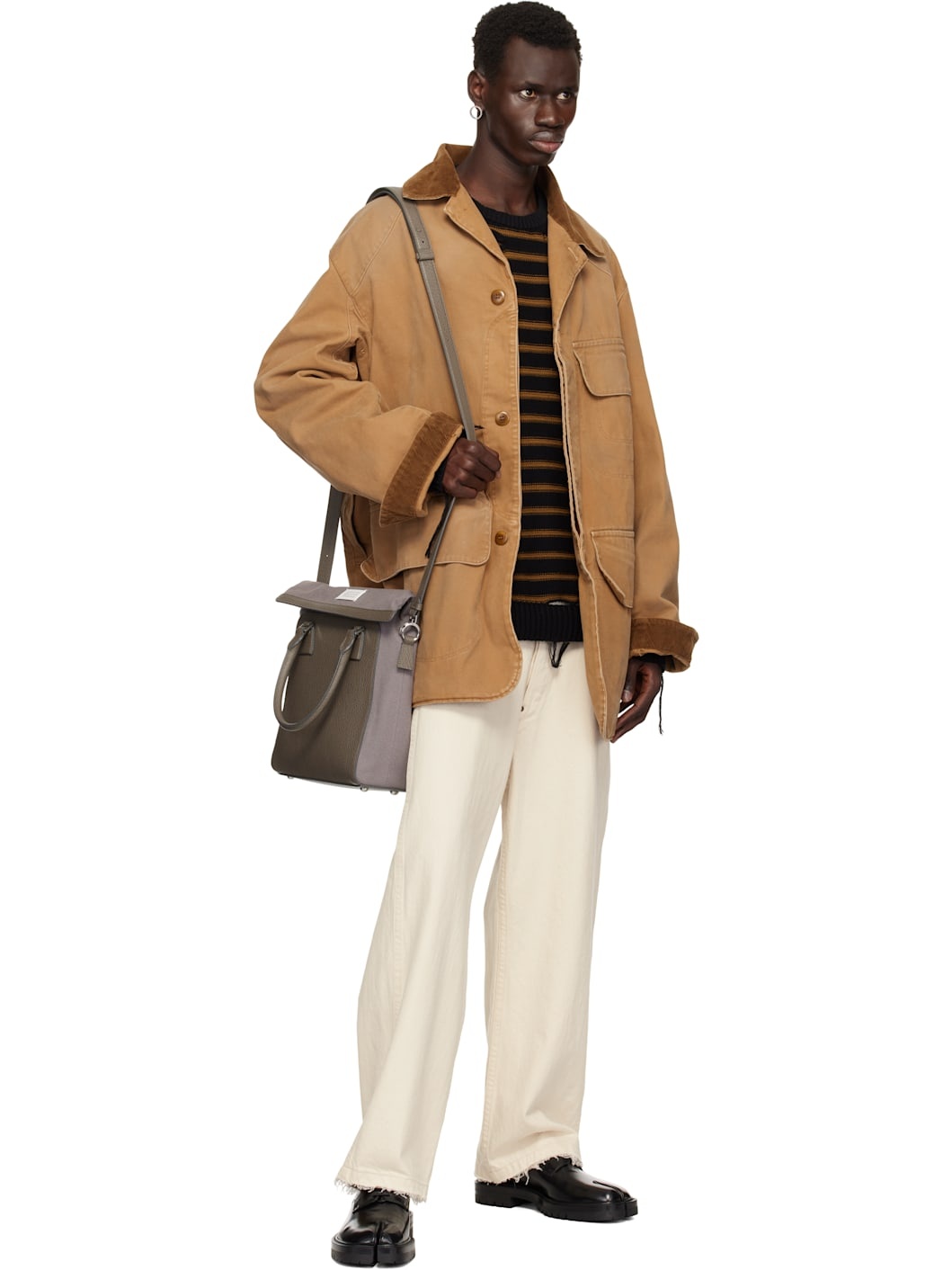 Gray 5AC Daily Vertical Small Tote - 4