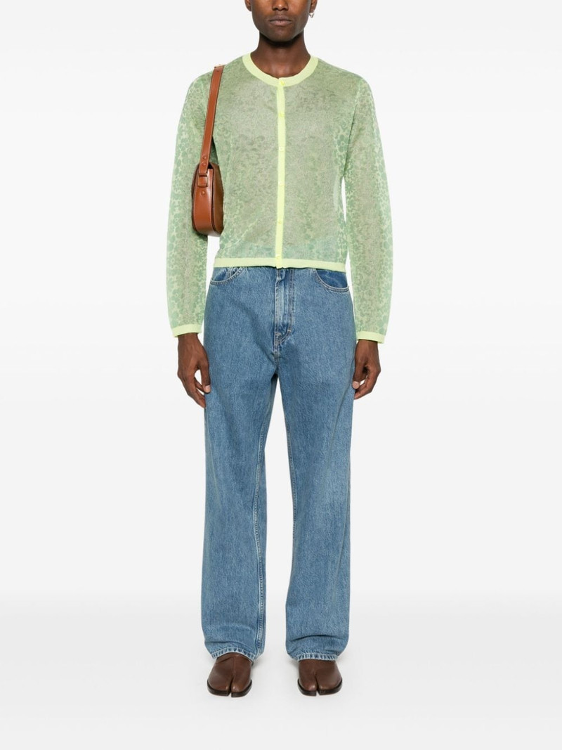 Martine Rose floral-jacquard cardigan outlook
