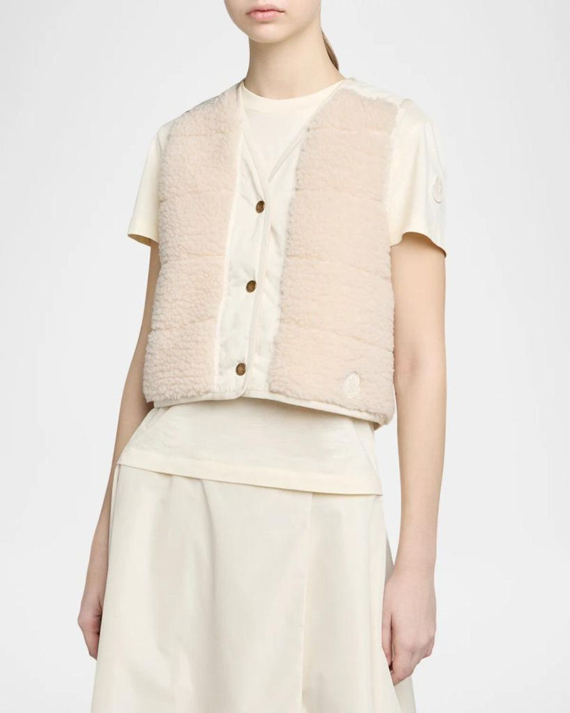 Faux Fur Paneled Vest 4
