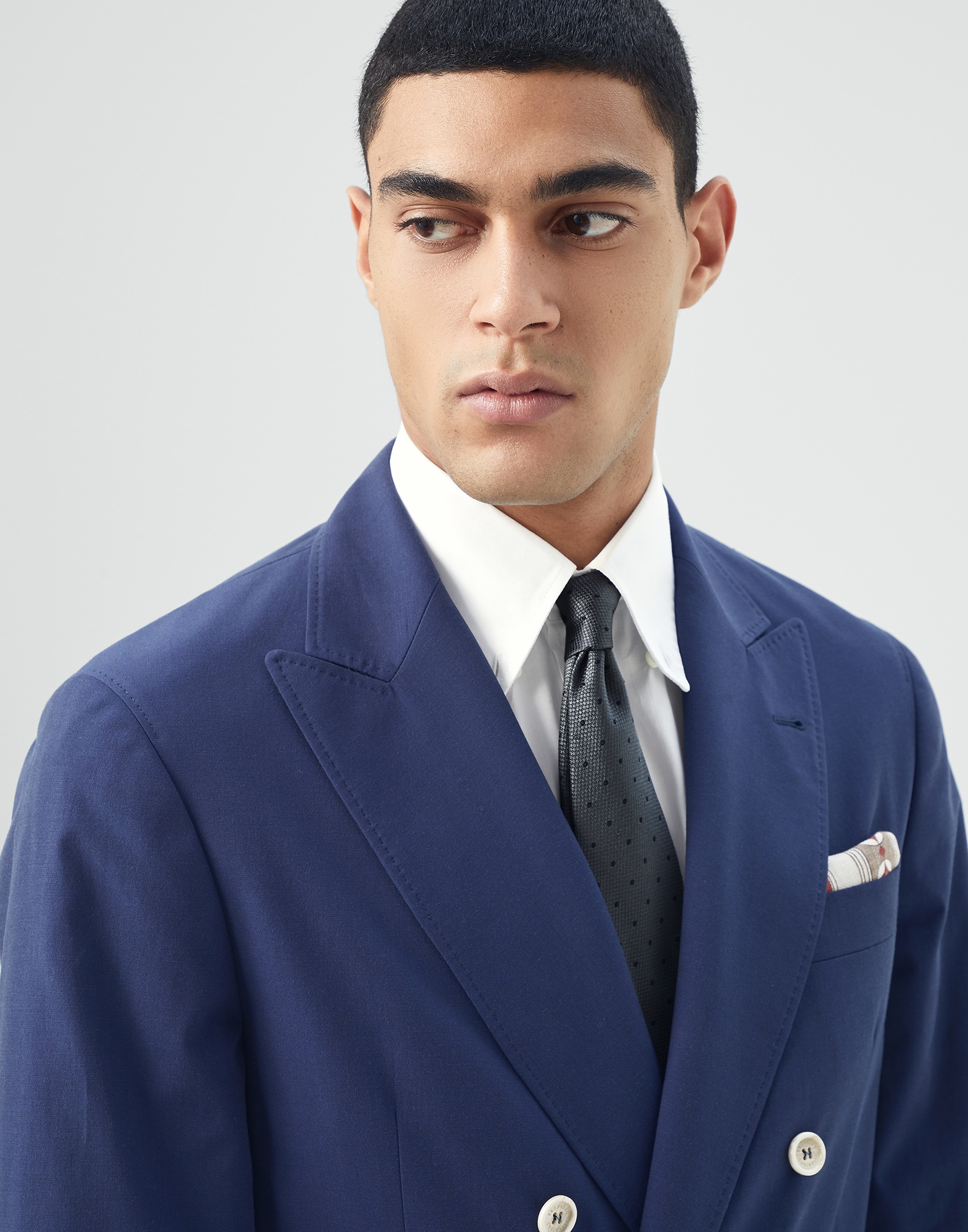 Spotted silk tie - 3