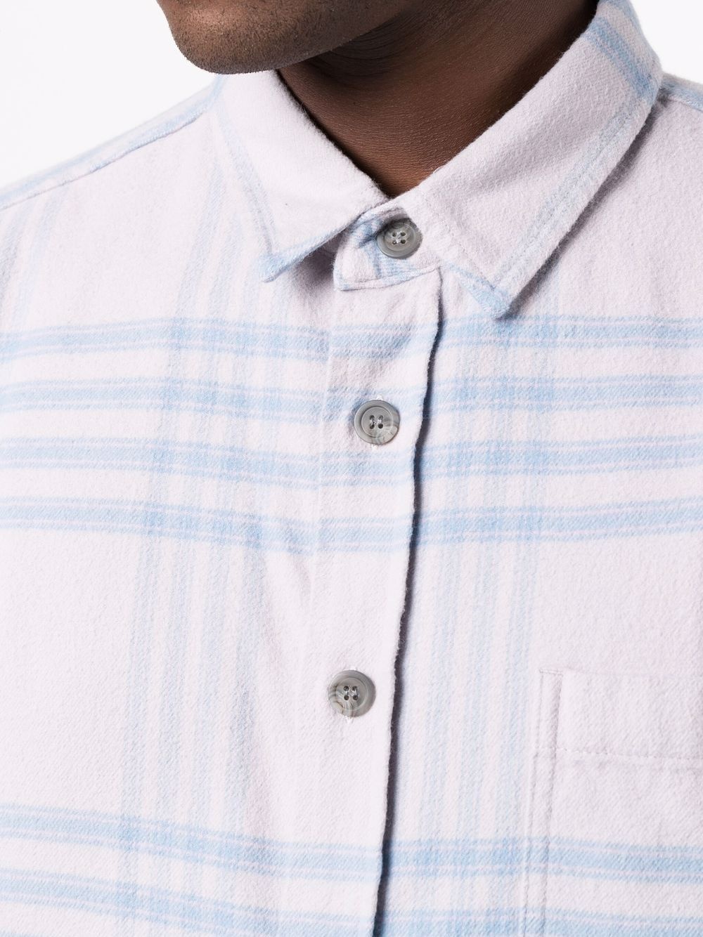 checked cotton shirt - 5