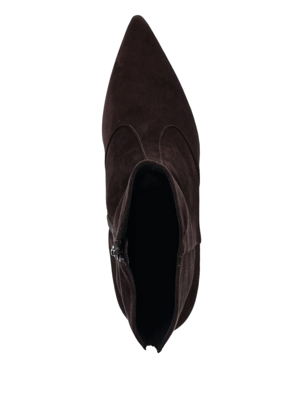 pointed-toe zipped boots - 4