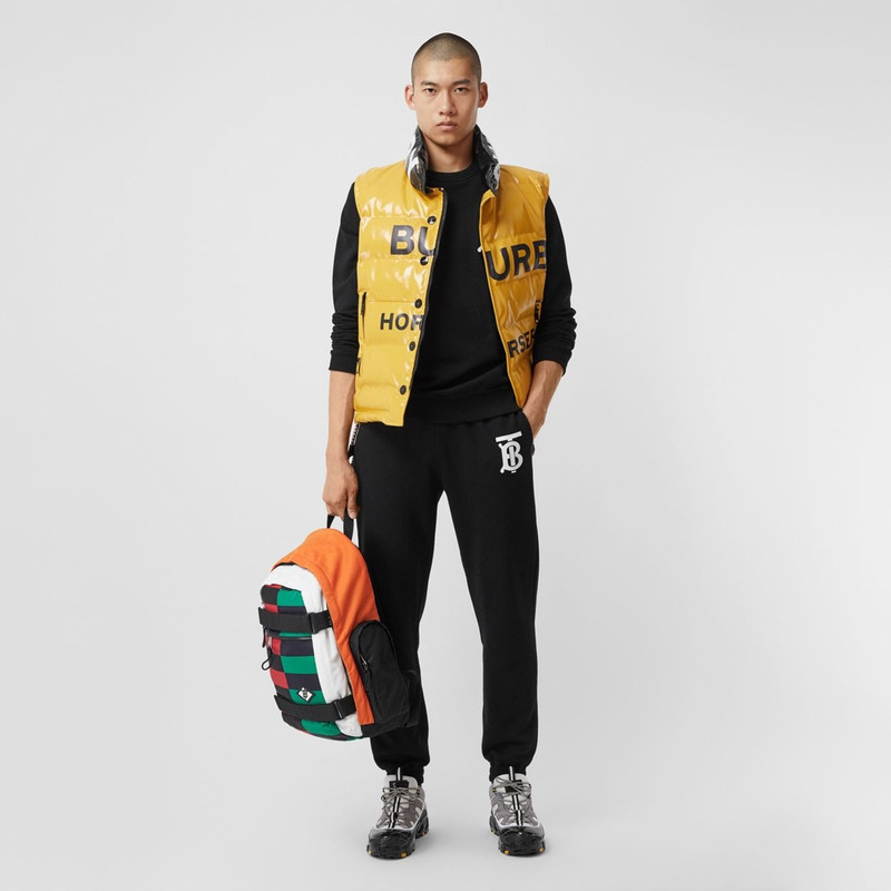 Burberry Monogram Motif Cotton Jogging Pants outlook