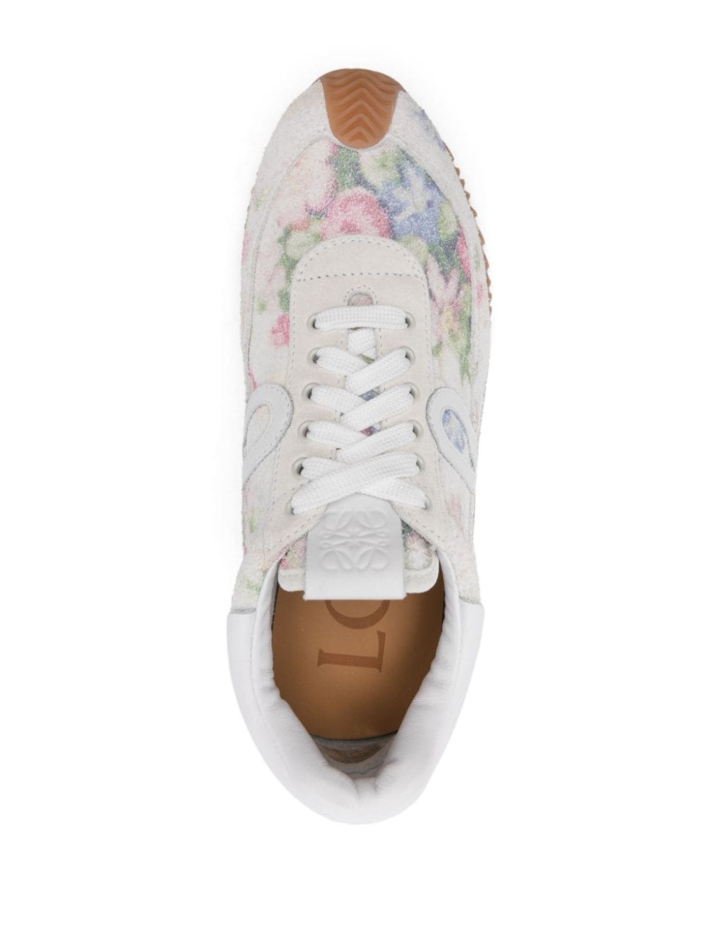 floral-print sneakers - 4