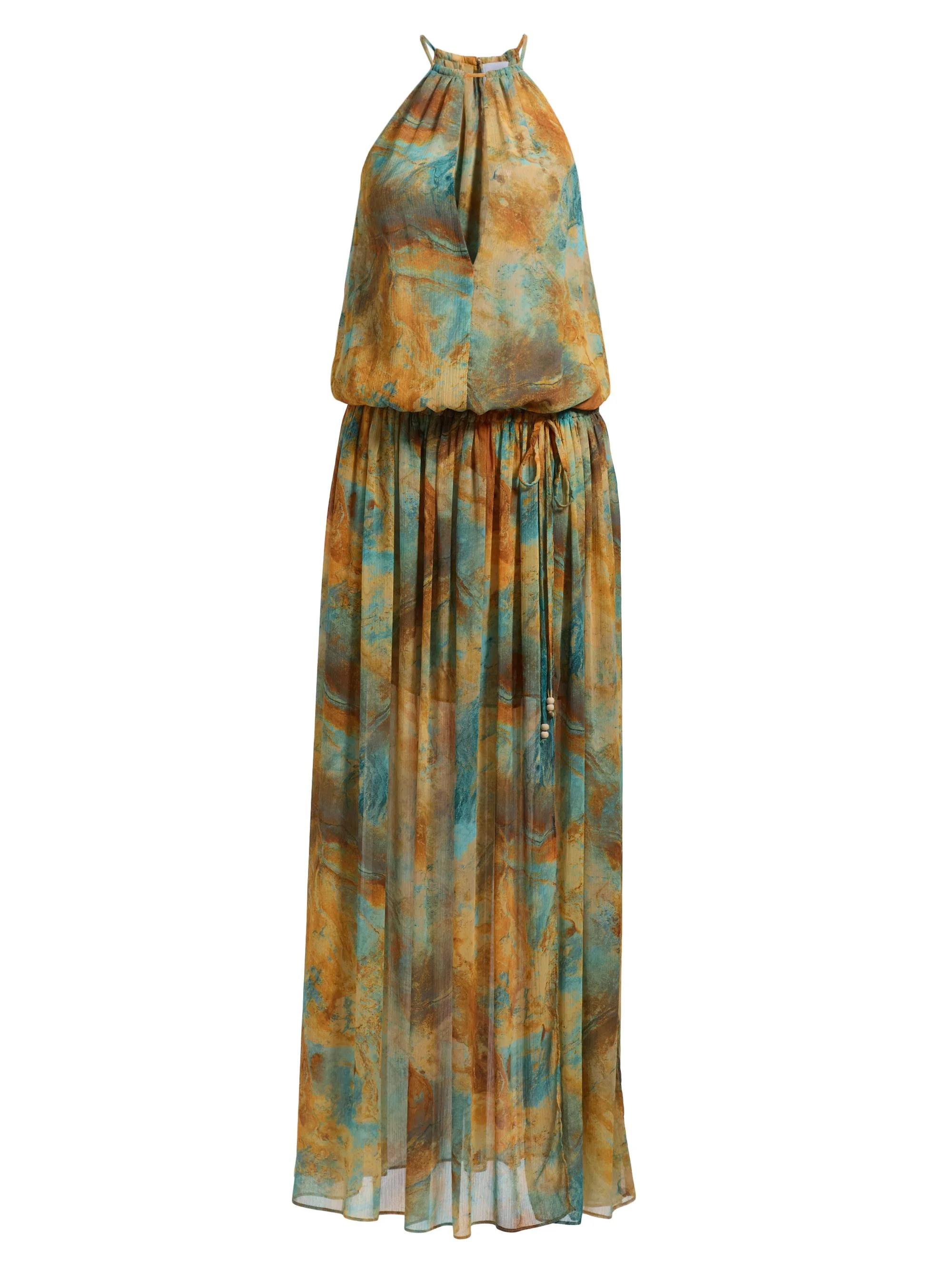 Women's Tazia Abstract-Print Maxi Dress - Halcyon Fresco - 1