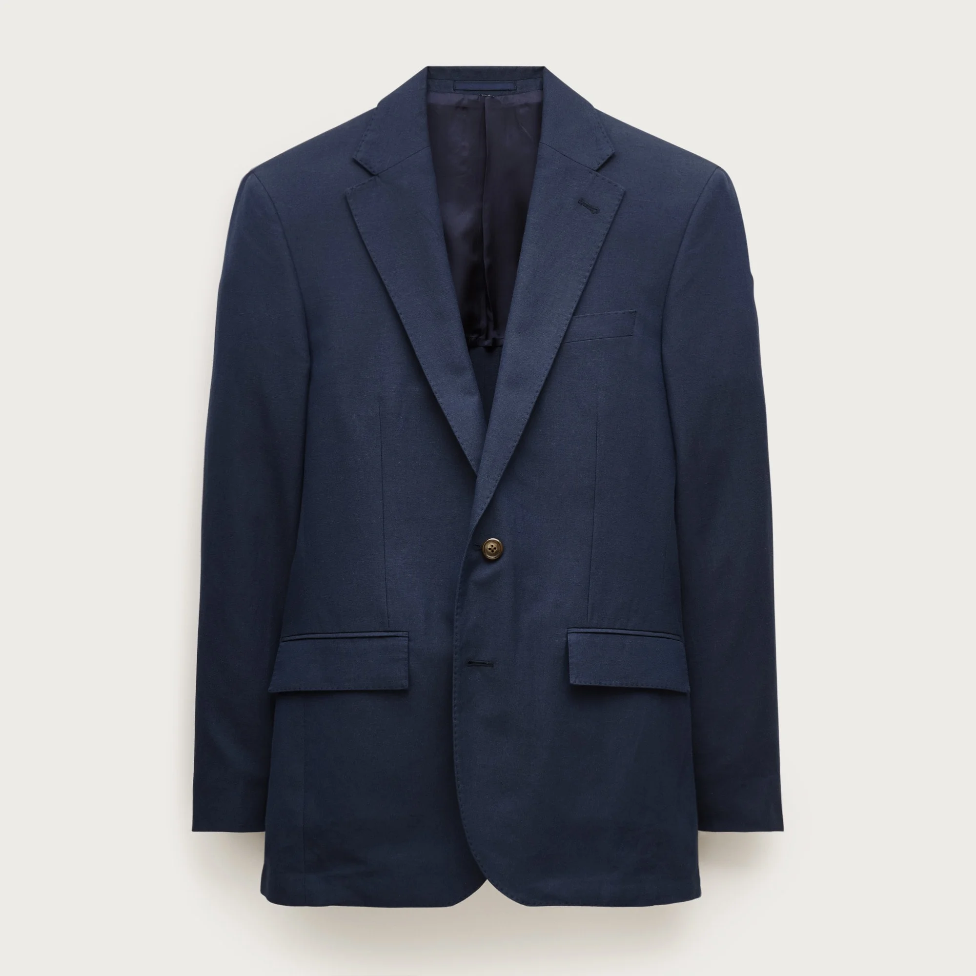 Ludlow Slim-fit suit jacket in Baird McNutt Irish cotton-linen blend - 1