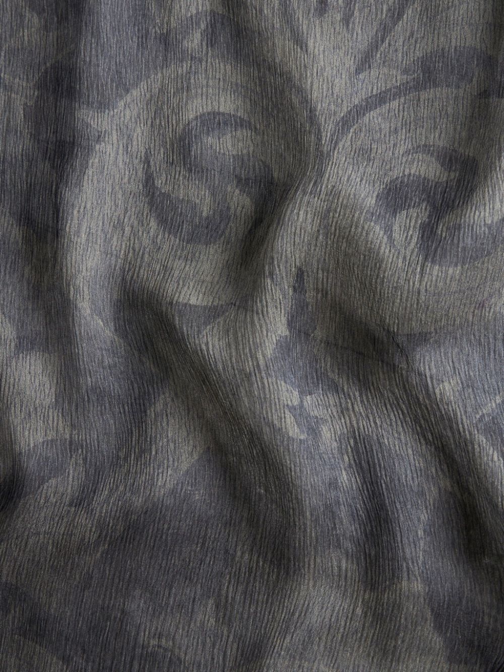 printed silk shirt - 6