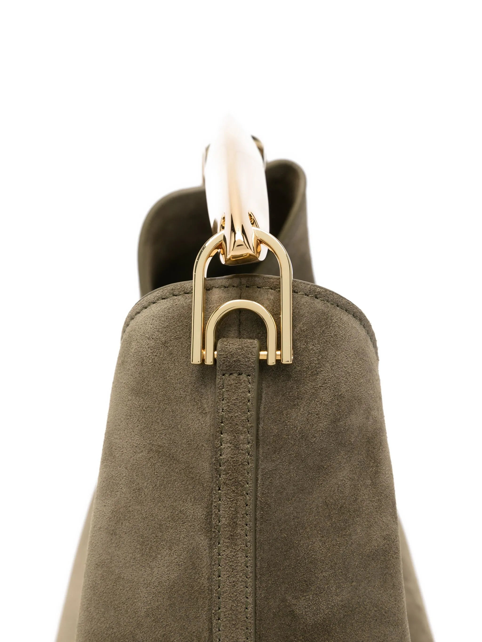 Elleme Boomerang Curved-handle Suede Tote Bag - 3