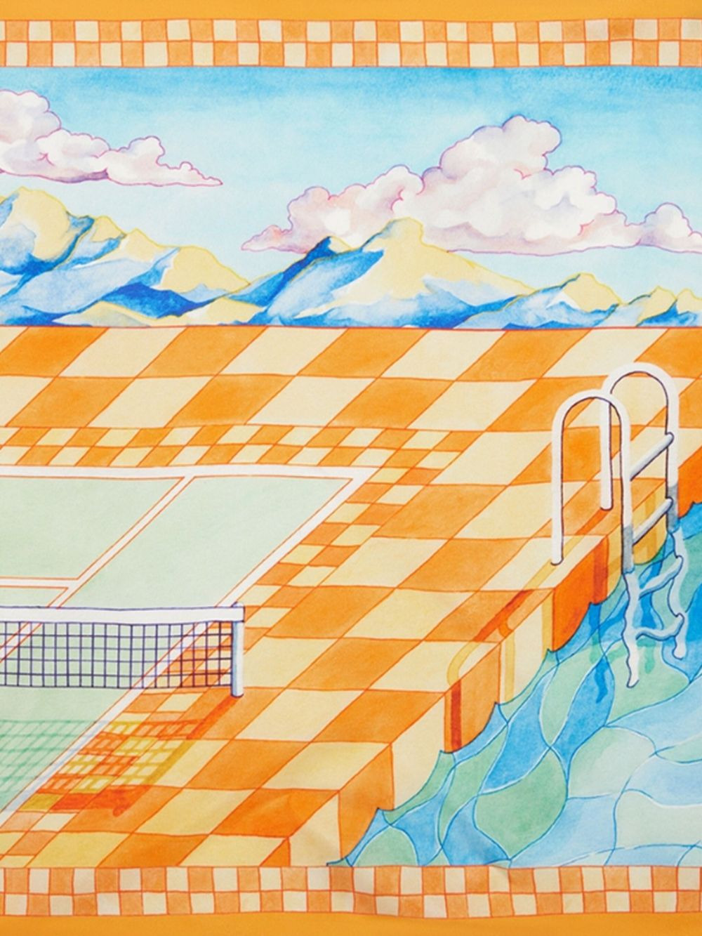 Surreal Pool scarf - 2