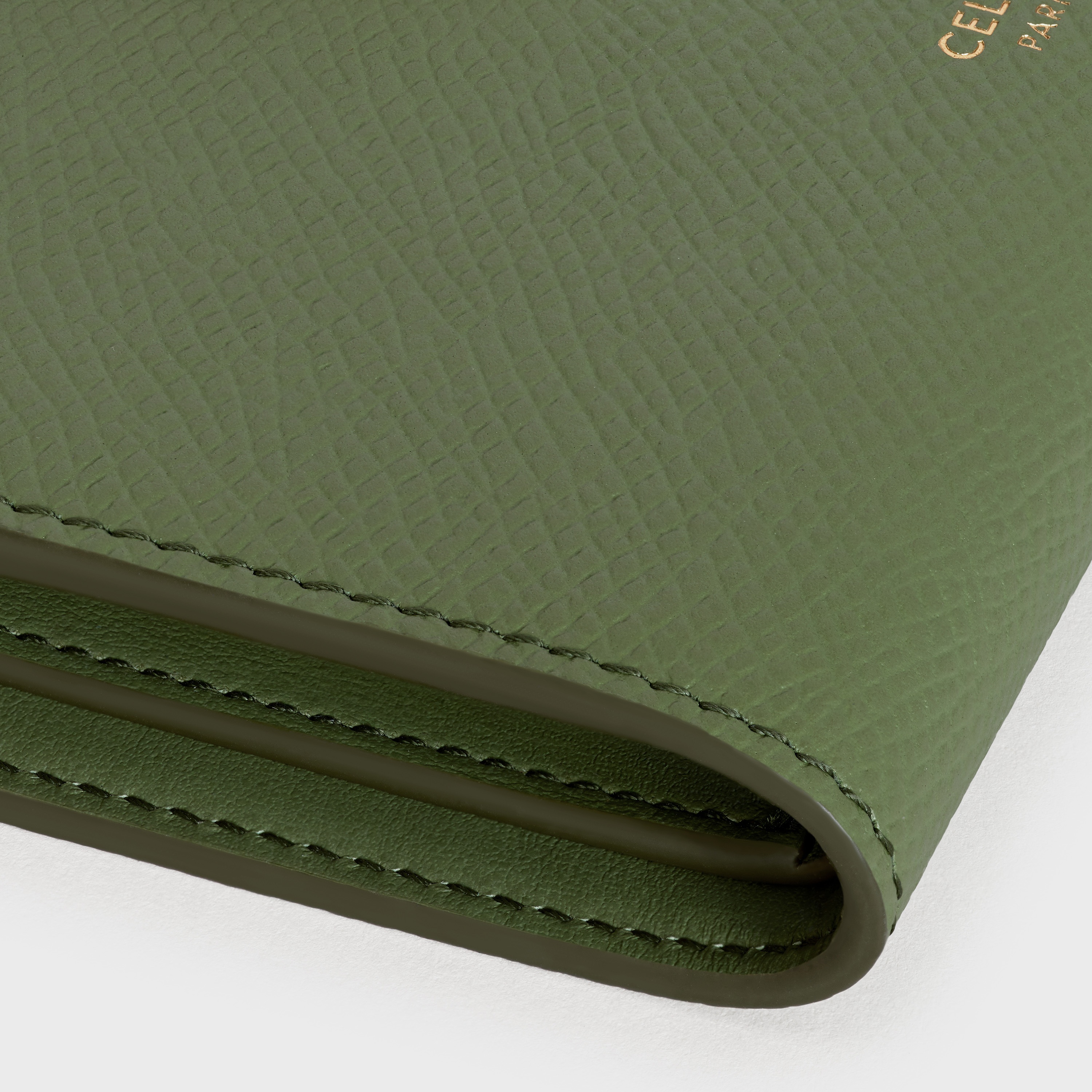 MEDIUM STRAP WALLET IN BICOLOUR GRAINED CALFSKIN - 6