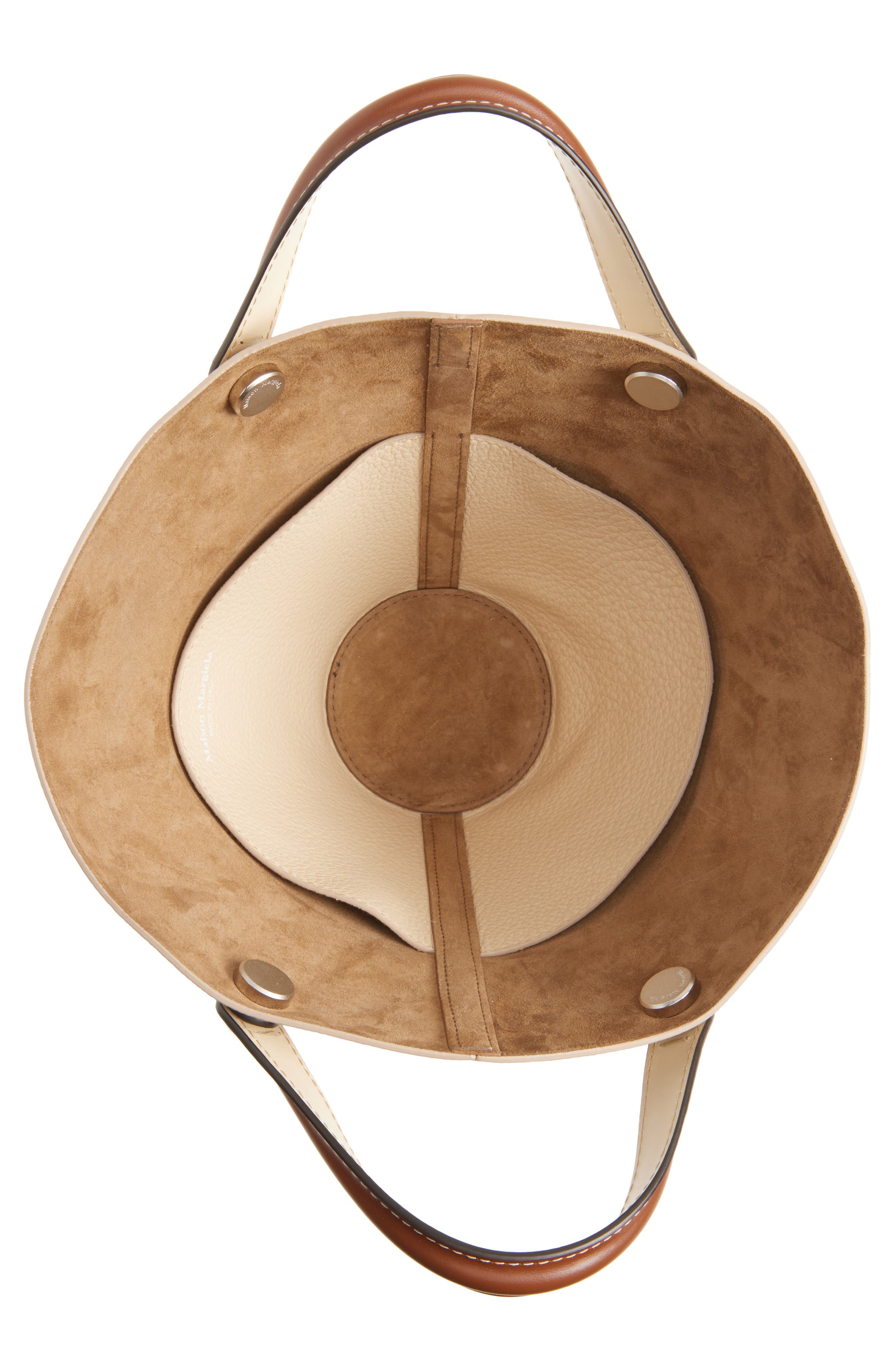Maison Margiela Small Dress-age Leather Tote in Amande/Cehestnut/Amande at Nordstrom - 5