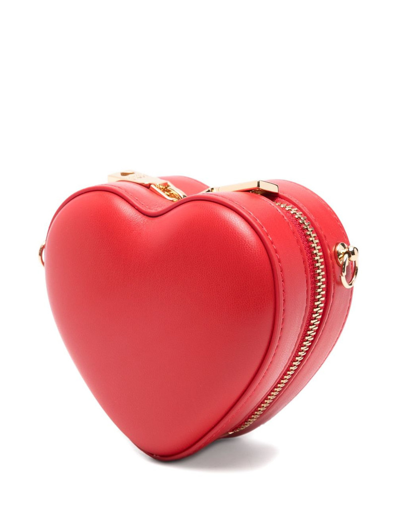 Moschino heart-shape chain-strap cross body bag outlook