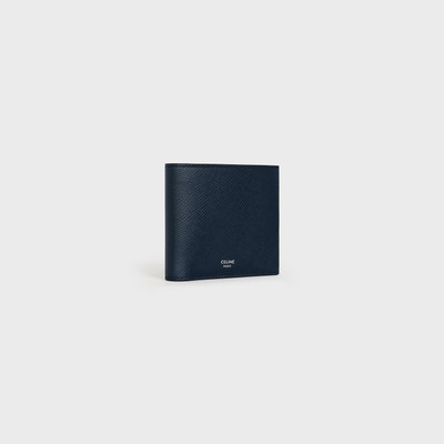 CELINE Bi-fold Wallet with Coin Compartment in grained calfskin outlook