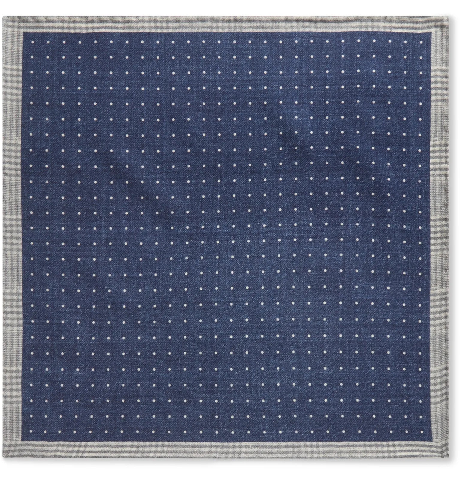 Printed Wool Pocket Square - 3