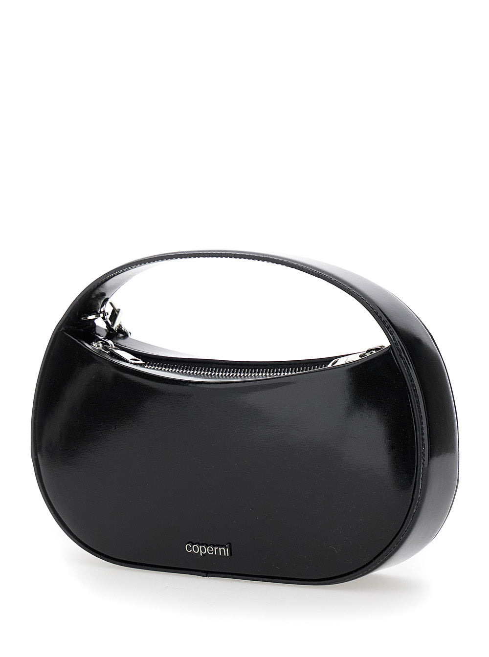 Coperni Women 'Sound Swipe Small' Black Handbag With Logo Detail In Leather Woman - 2