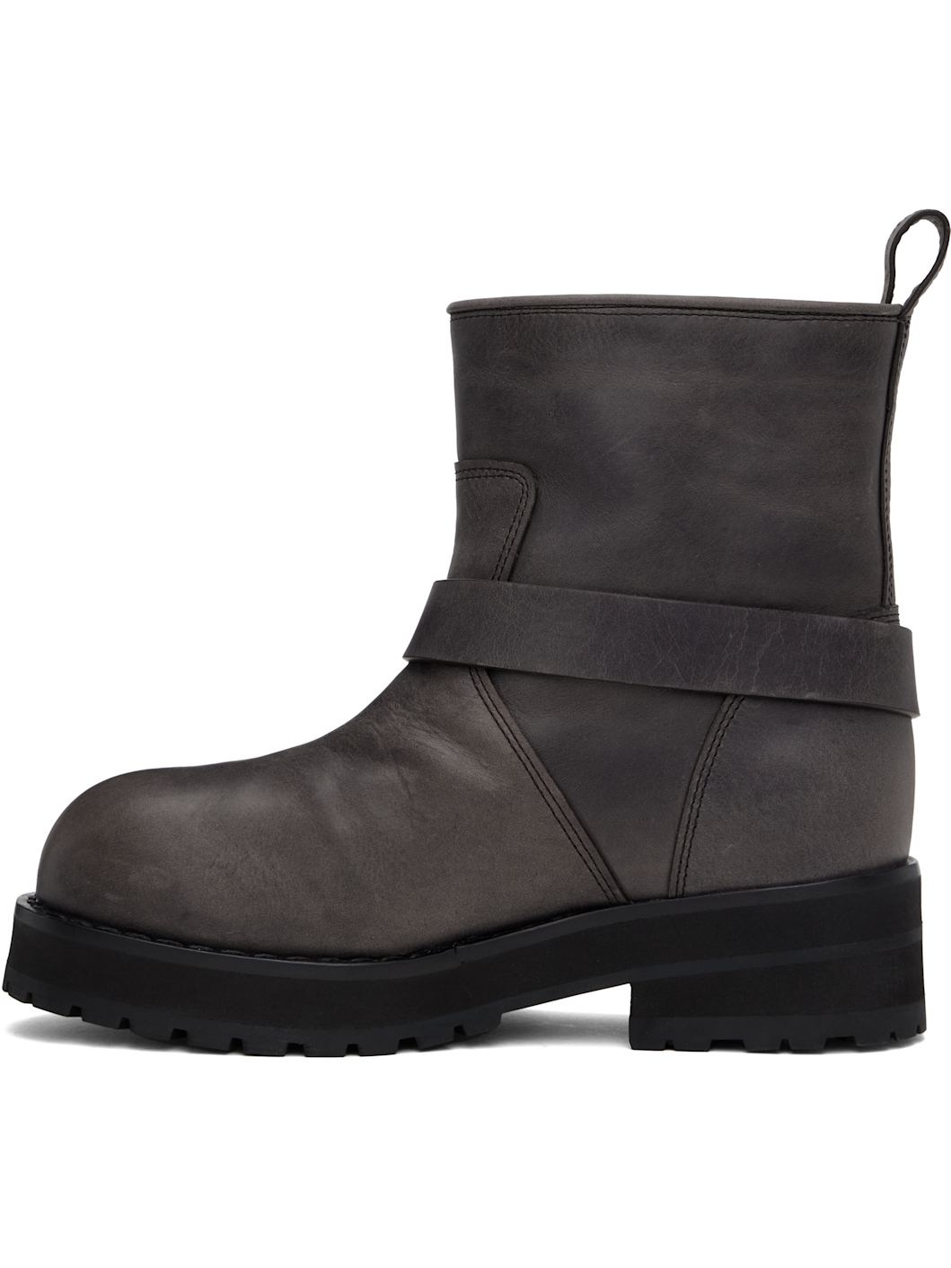 Gray Off Track Boots - 3