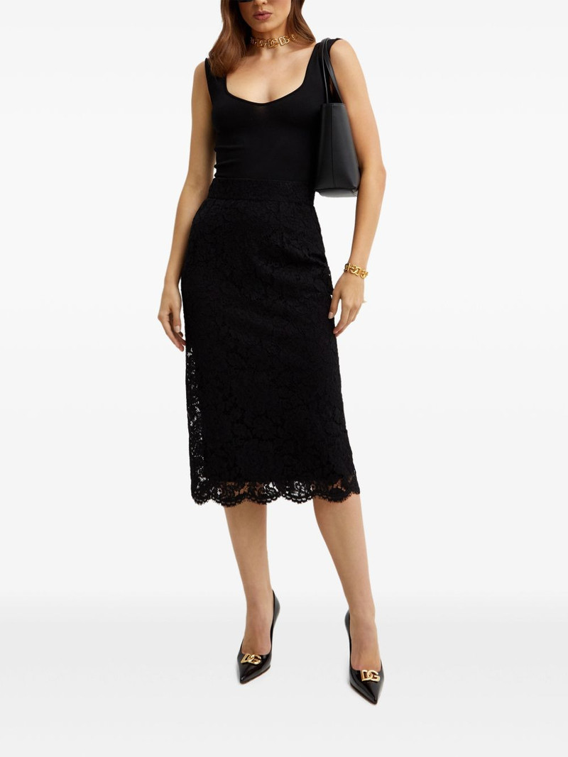 Dolce & Gabbana lace midi skirt outlook