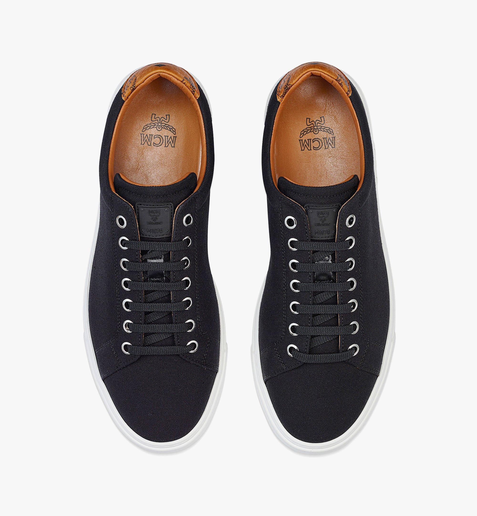 Men’s MCM Essentials Terrain Lo Sneakers in Organic Cotton Canvas - 6