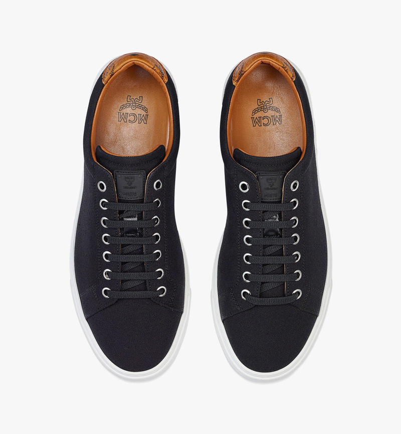 Men’s MCM Essentials Terrain Lo Sneakers in Organic Cotton Canvas 6