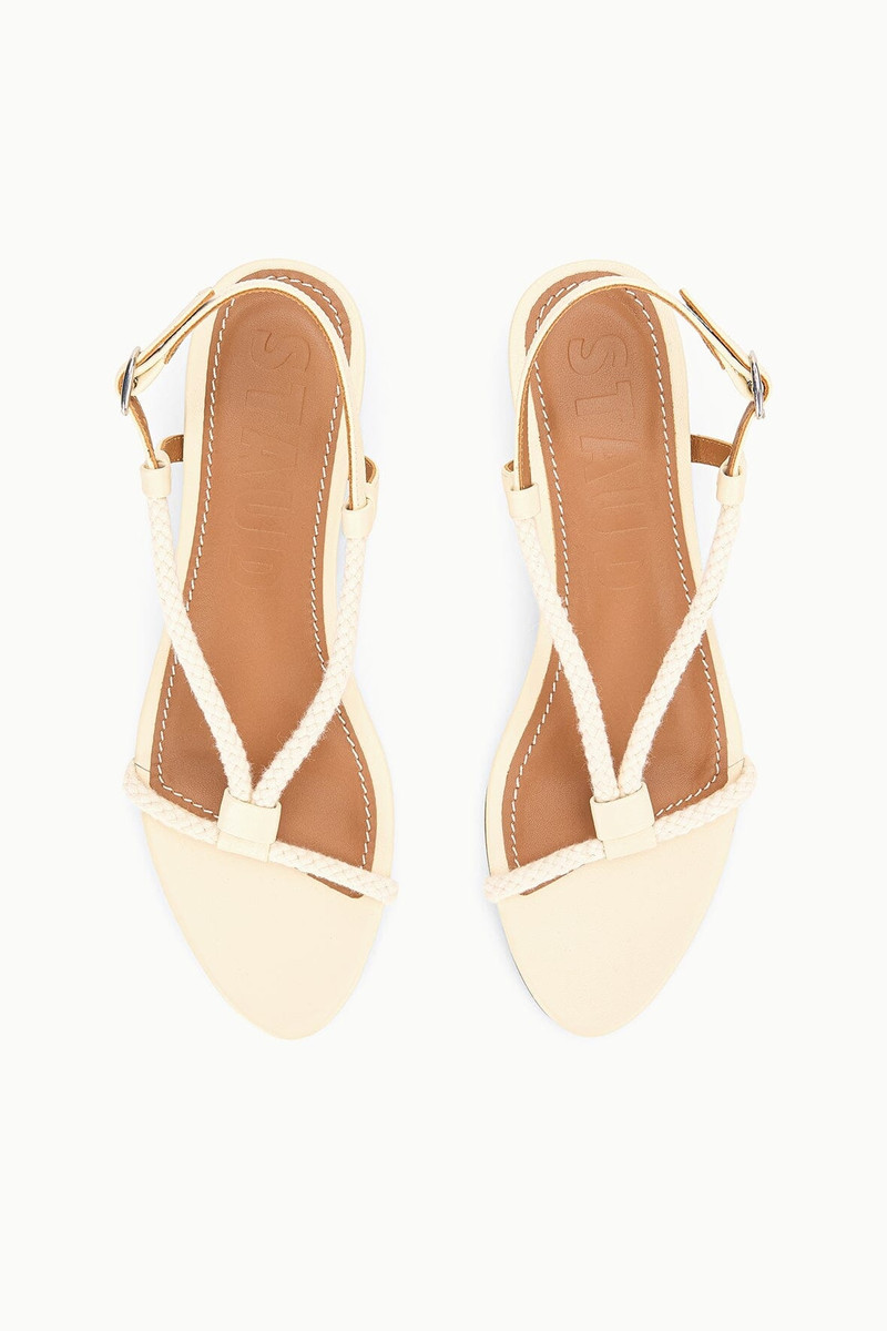 STAUD EDEN SANDAL CREAM 7