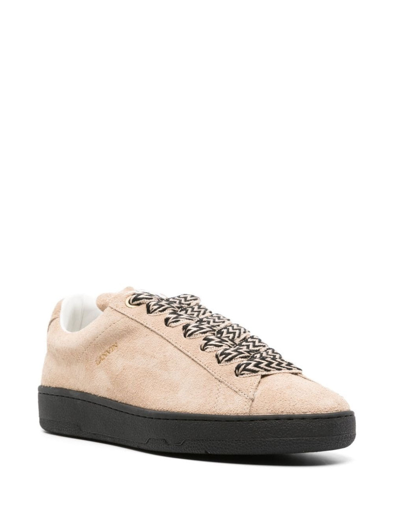 Lanvin Lite Curb suede sneakers outlook