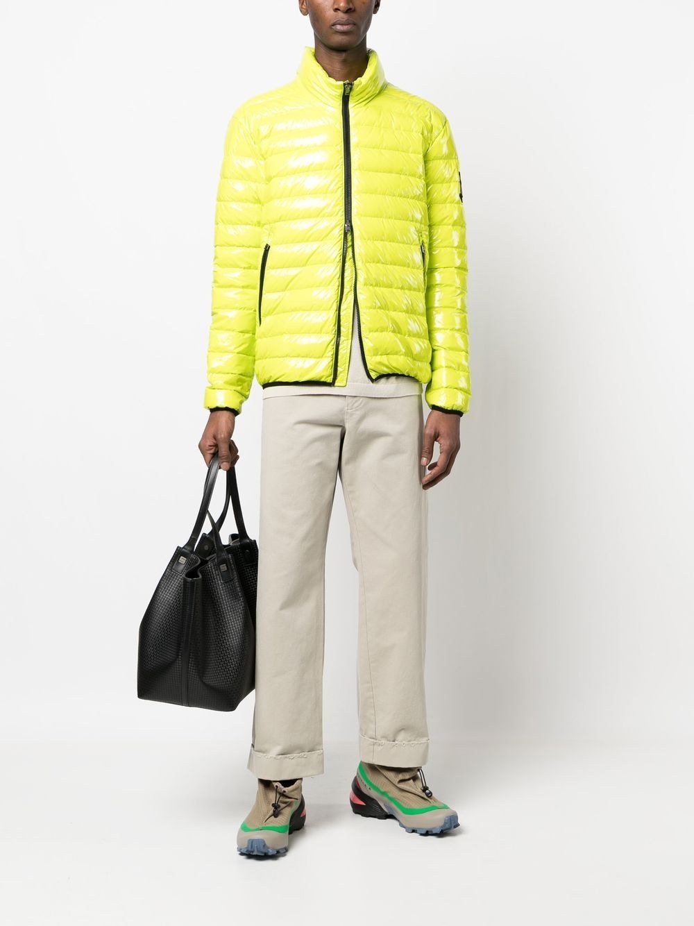padded goose down jacket - 2