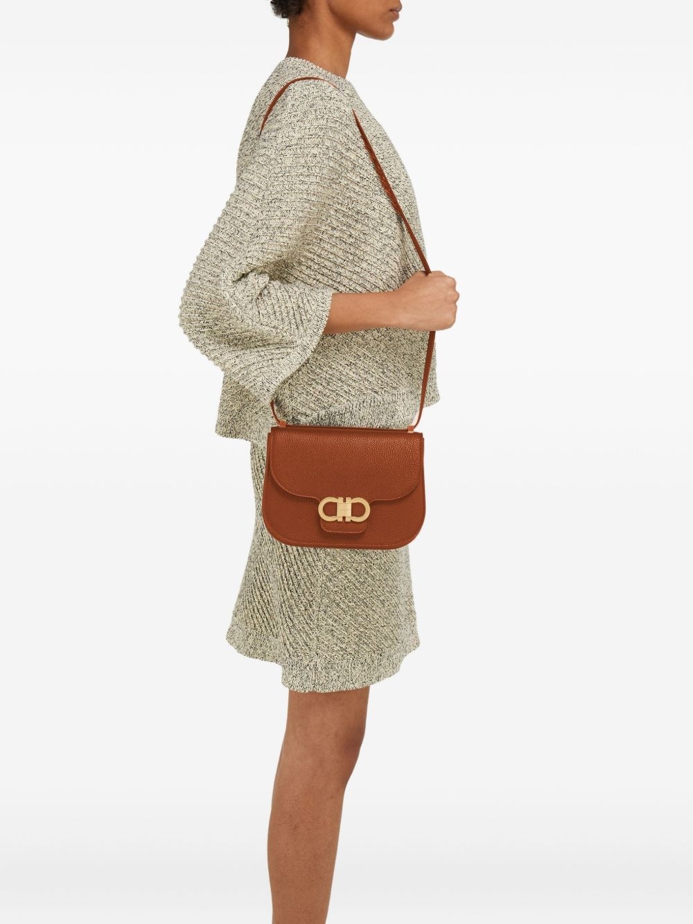 mini Double Gancini shoulder bag - 2