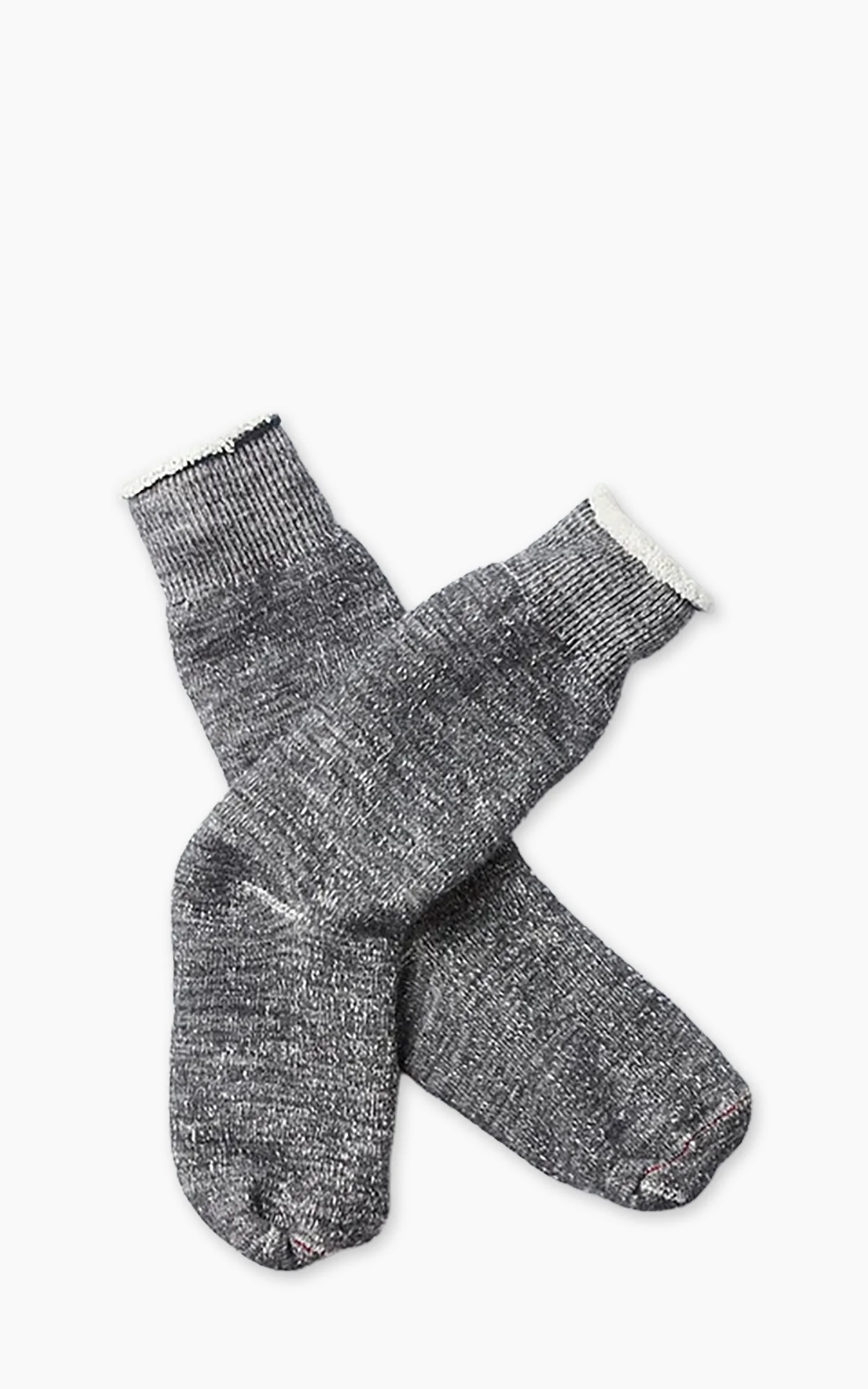 ROTOTO R1001 DOUBLE-FACE CREW SOCKS CHARCOAL - 1