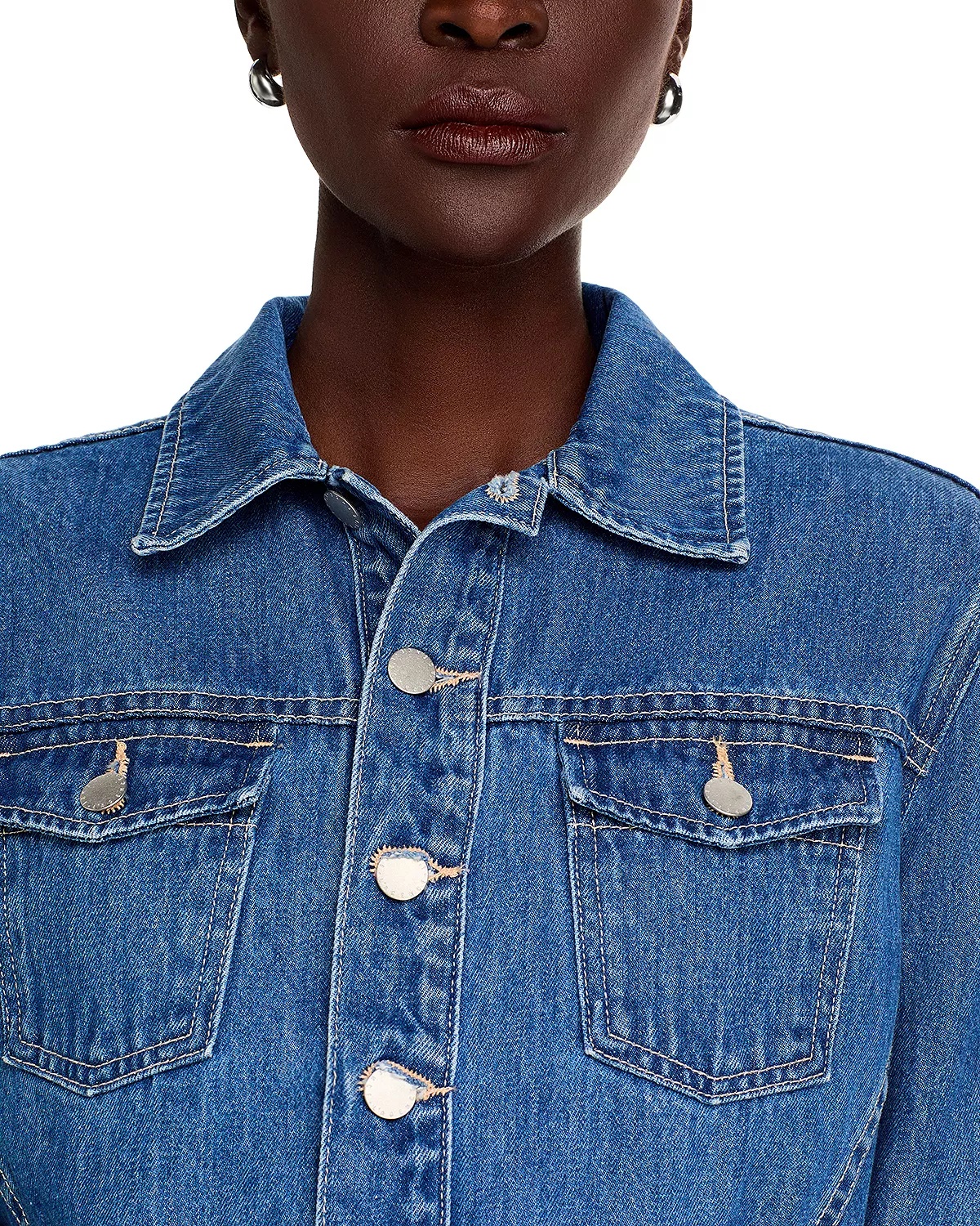 Koda Cropped Denim Jacket - 5