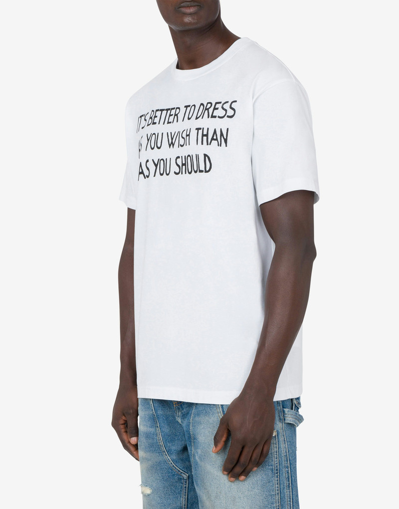 Moschino T-SHIRT MESSAGE PRINT outlook