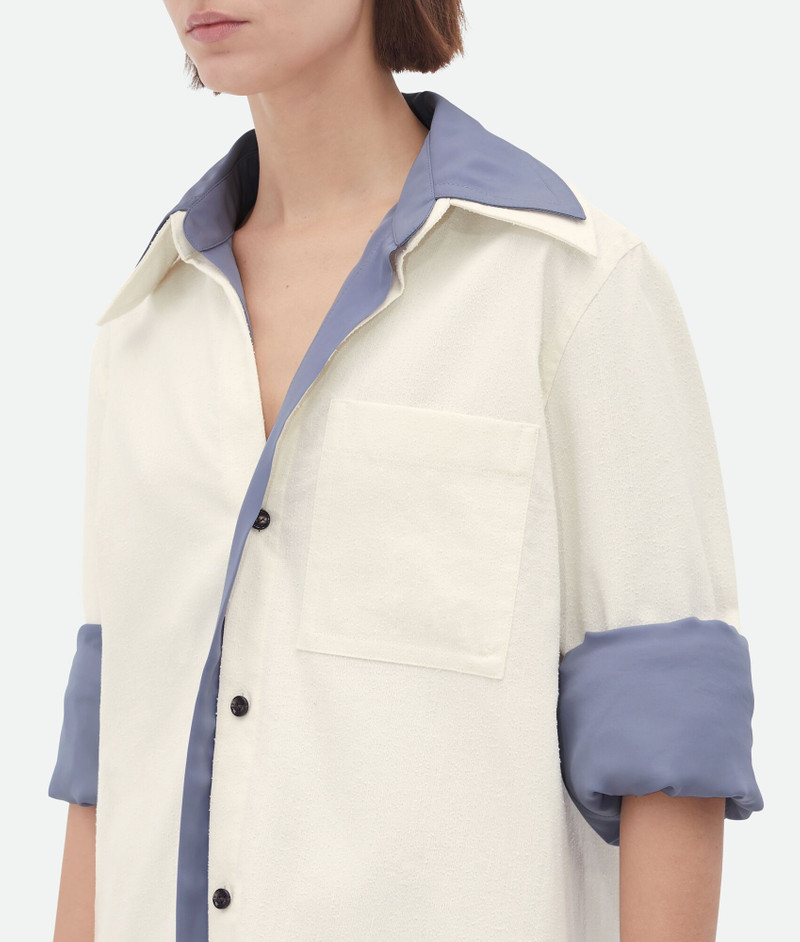 Relaxed Fit Double Layer Cotton Shirt 4