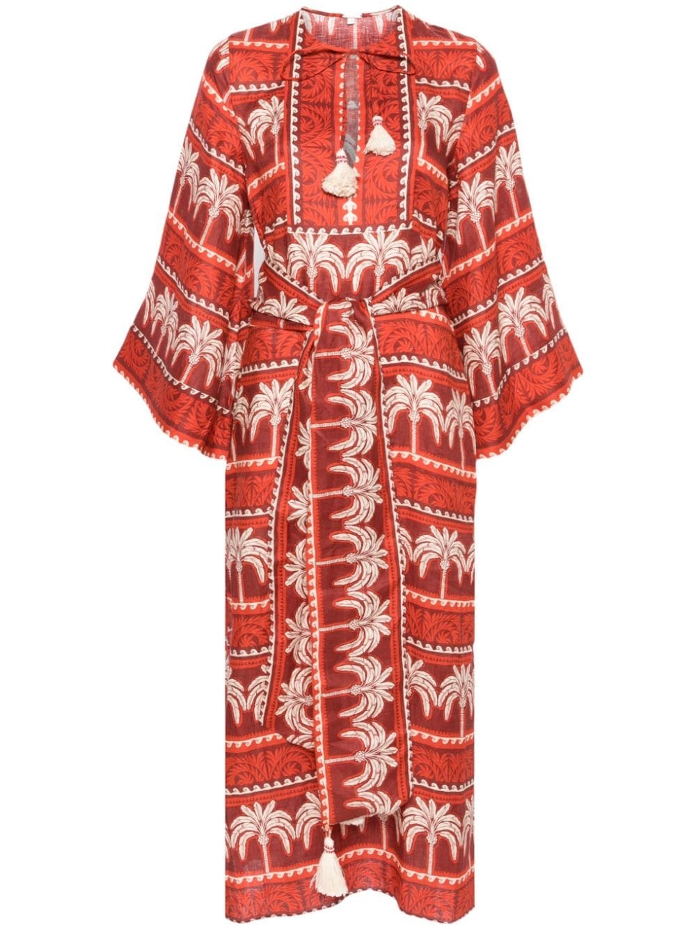 Wild Savannah linen maxi dress - 1