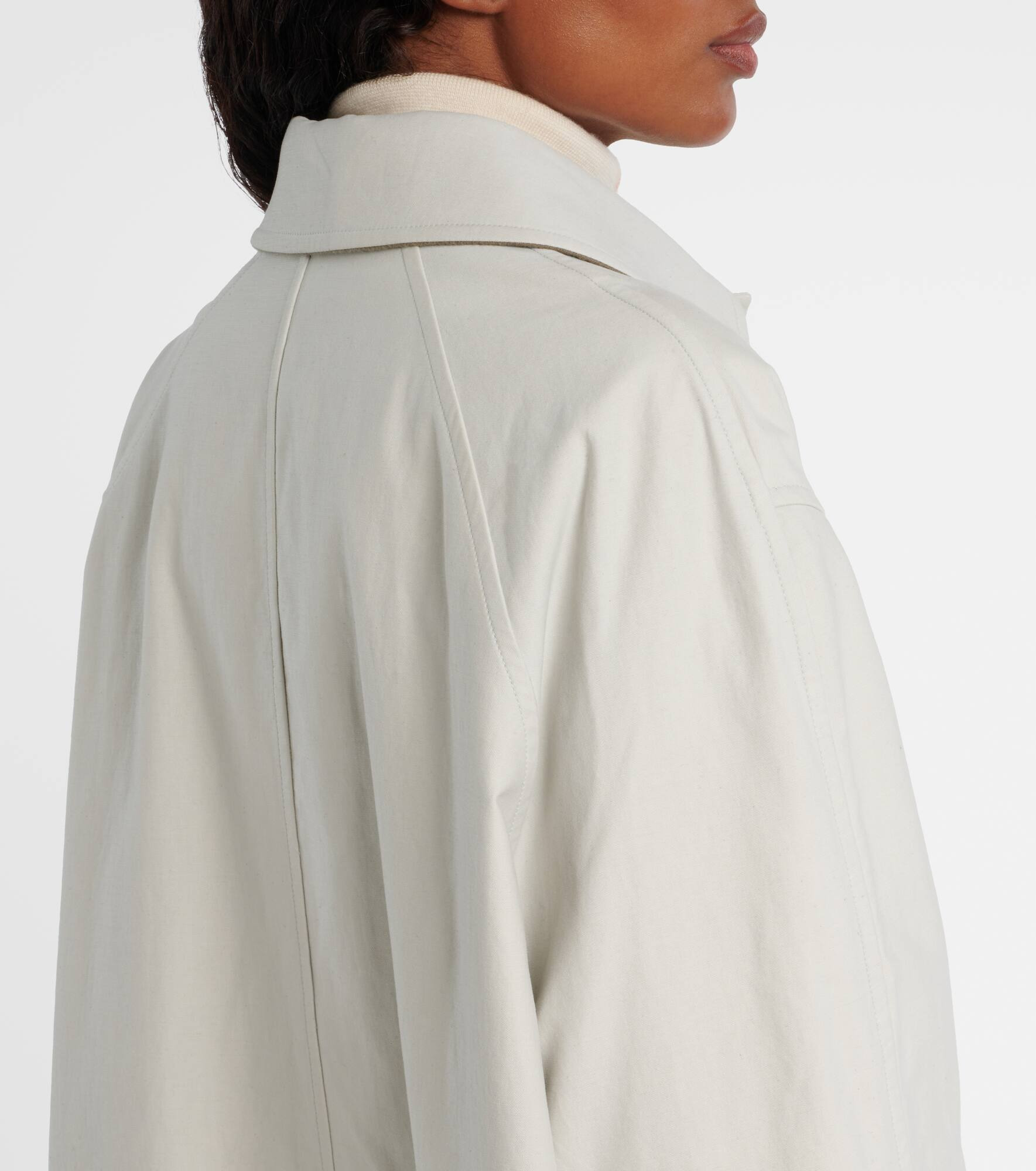 Pluma cotton and cashmere coat - 6