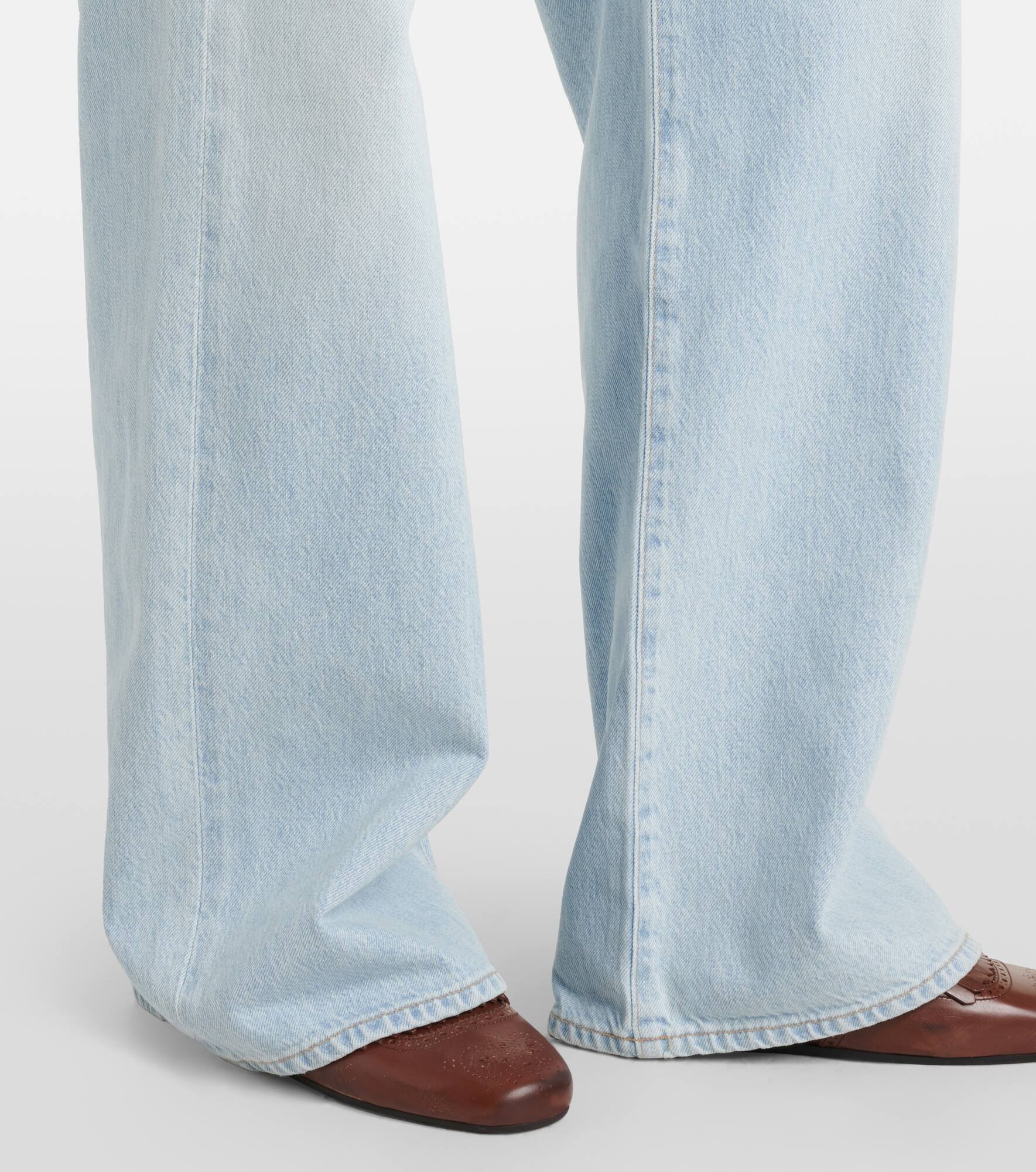 Shona high-rise wide-leg jeans - 5