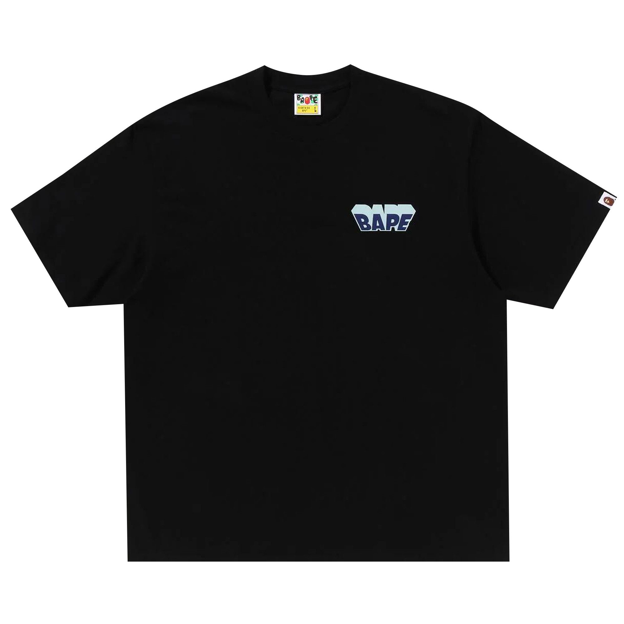 A BATHING APE® BAPE Graffiti Logo Relaxed Fit Tee 'Black