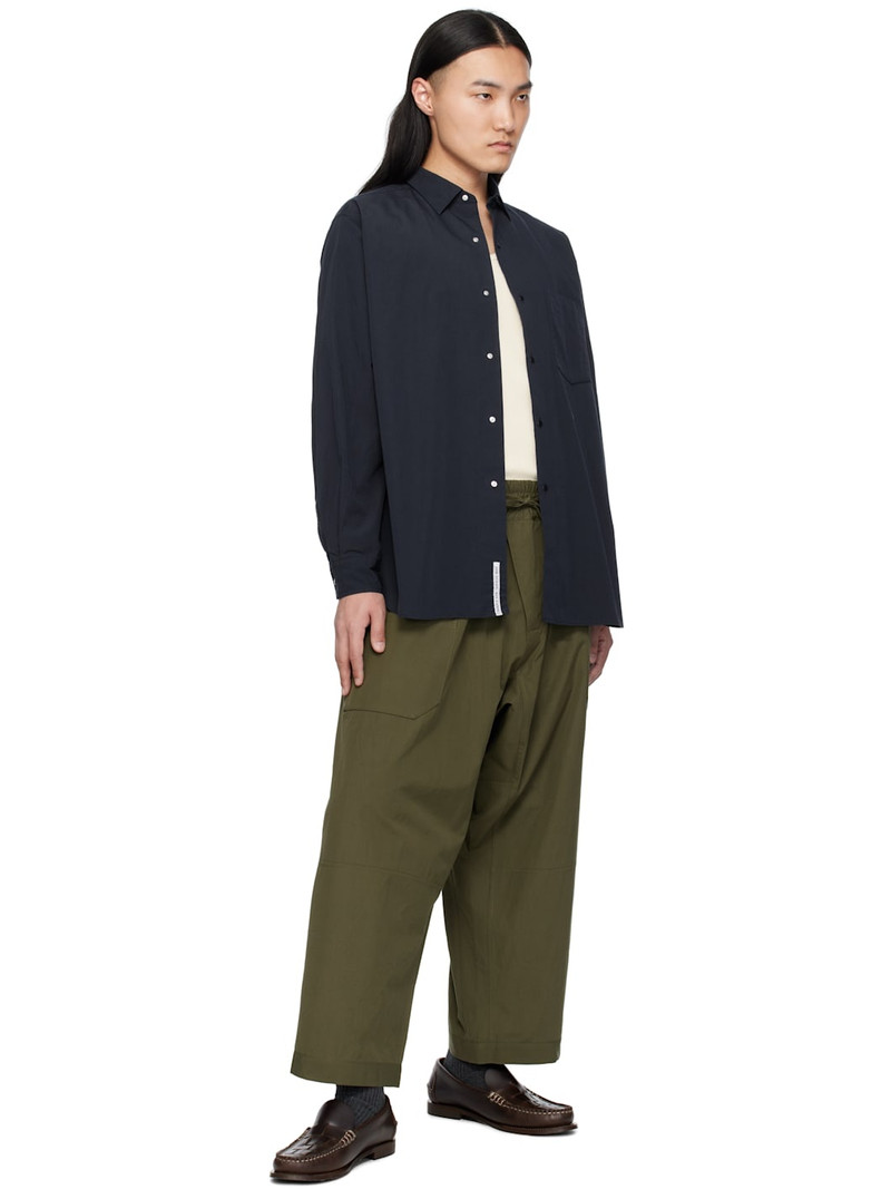 Nanamica Navy Regular Collar Wind Shirt outlook