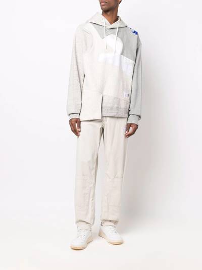 Maison MIHARAYASUHIRO side stripe-detail straight-leg trousers outlook