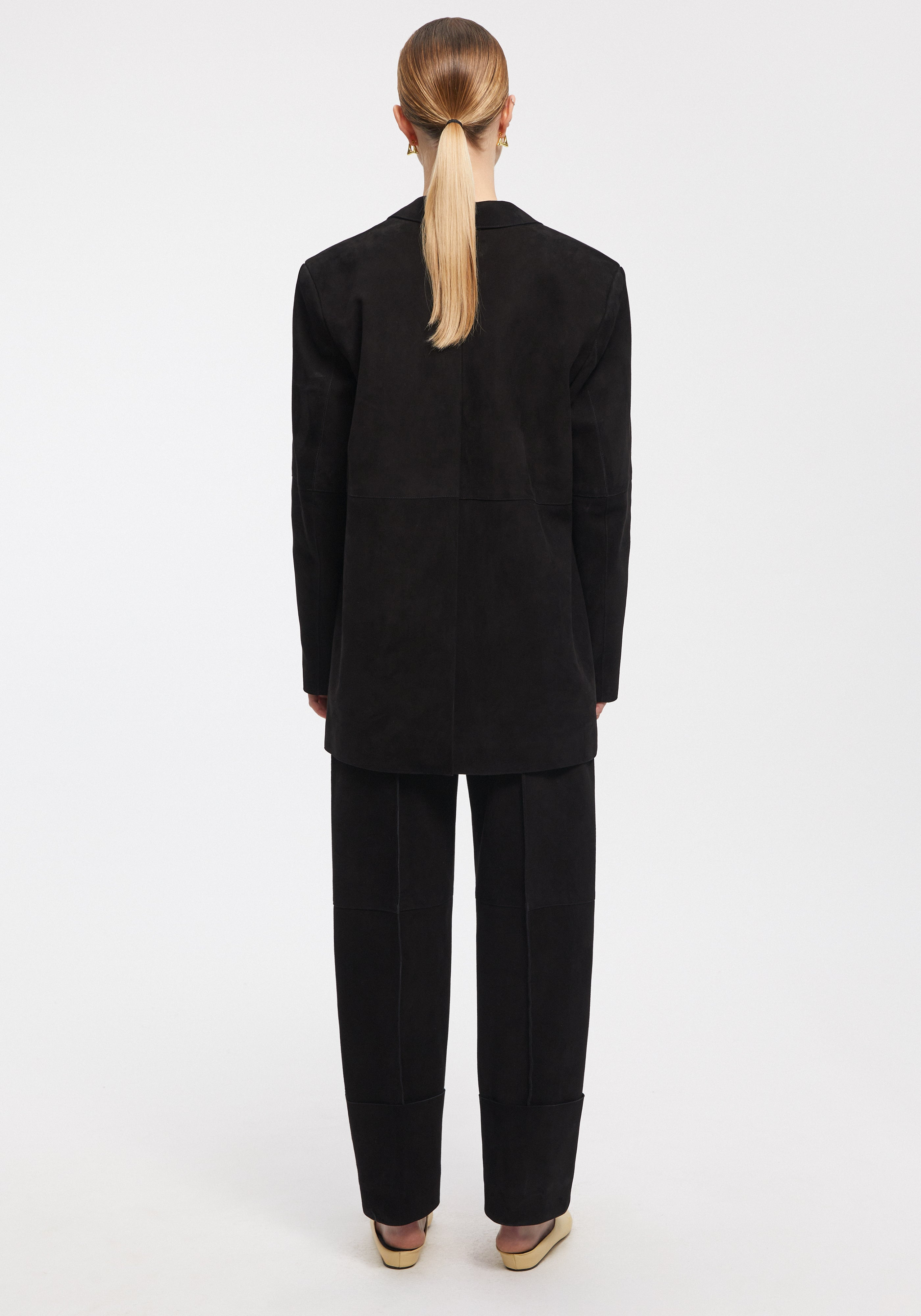 MERCEDES
Classic suede blazer - 4