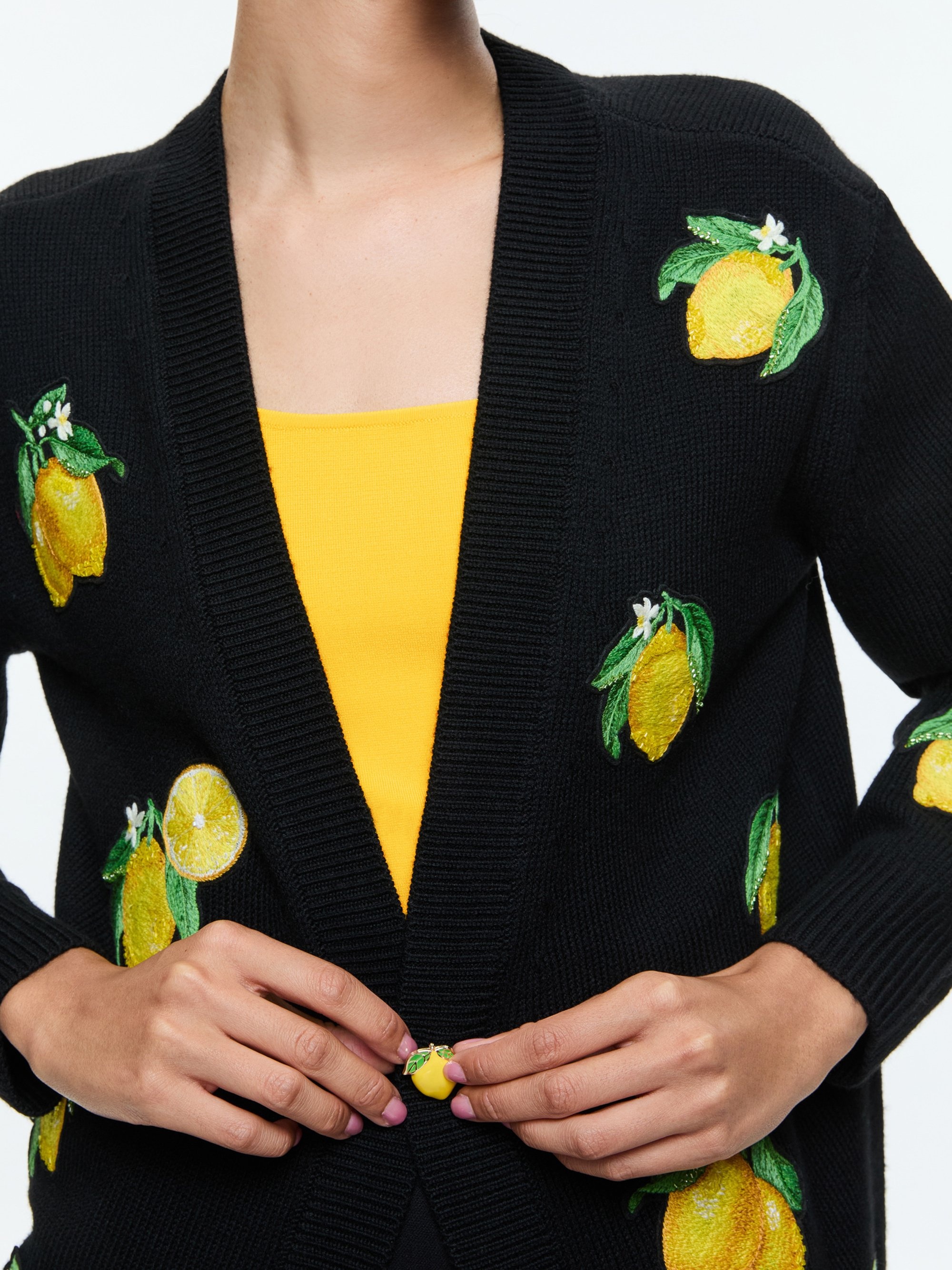 BRADFORD CARDIGAN WITH APPLIQUES - 5