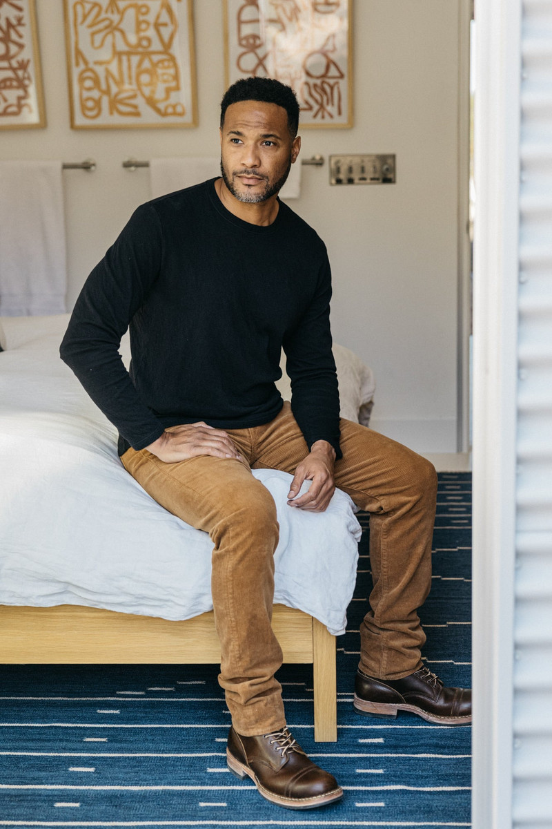 HIROSHI KATO The Drill Double Knit - Black outlook