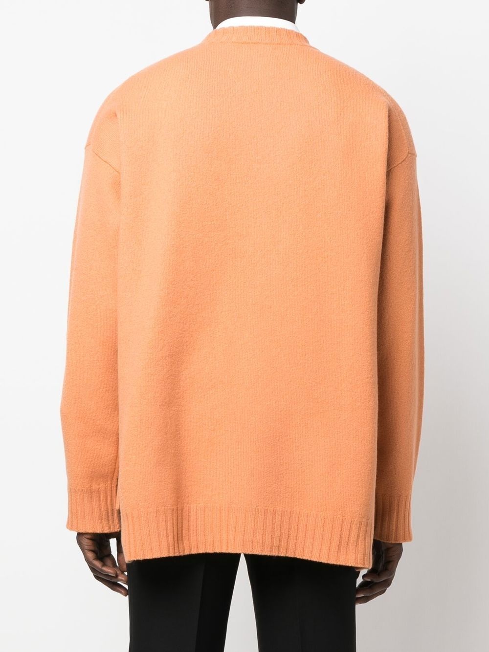 crew neck knitted jumper - 4