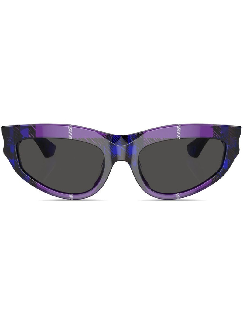 checkered cat-eye sunglasses 1