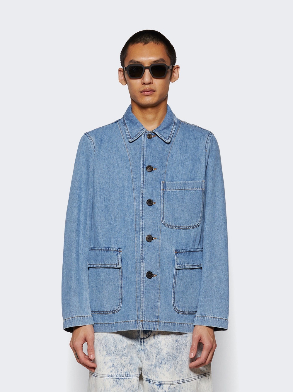 Braxton Denim Jacket Light Blue - 2