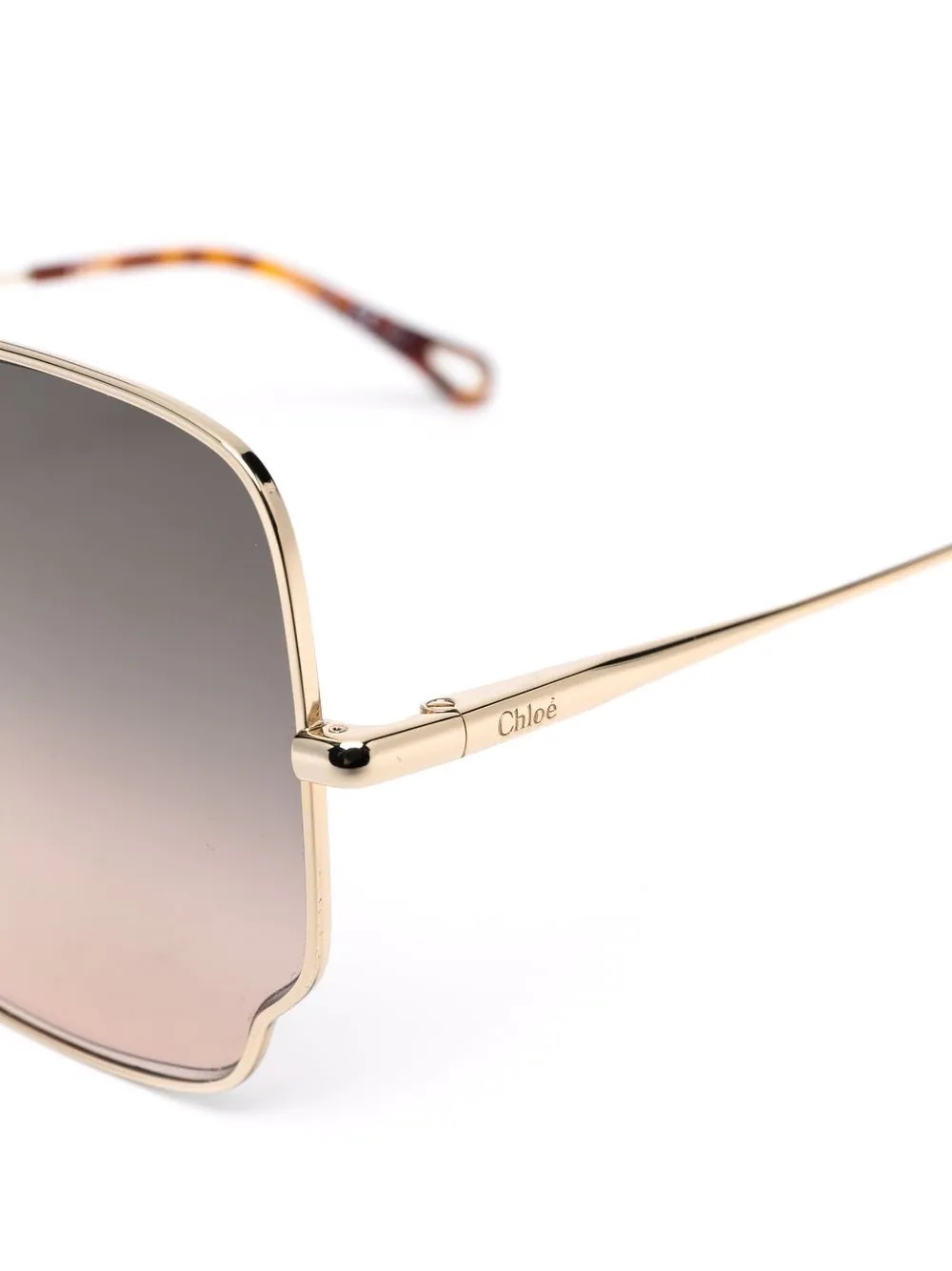 oversized-frame sunglasses - 3