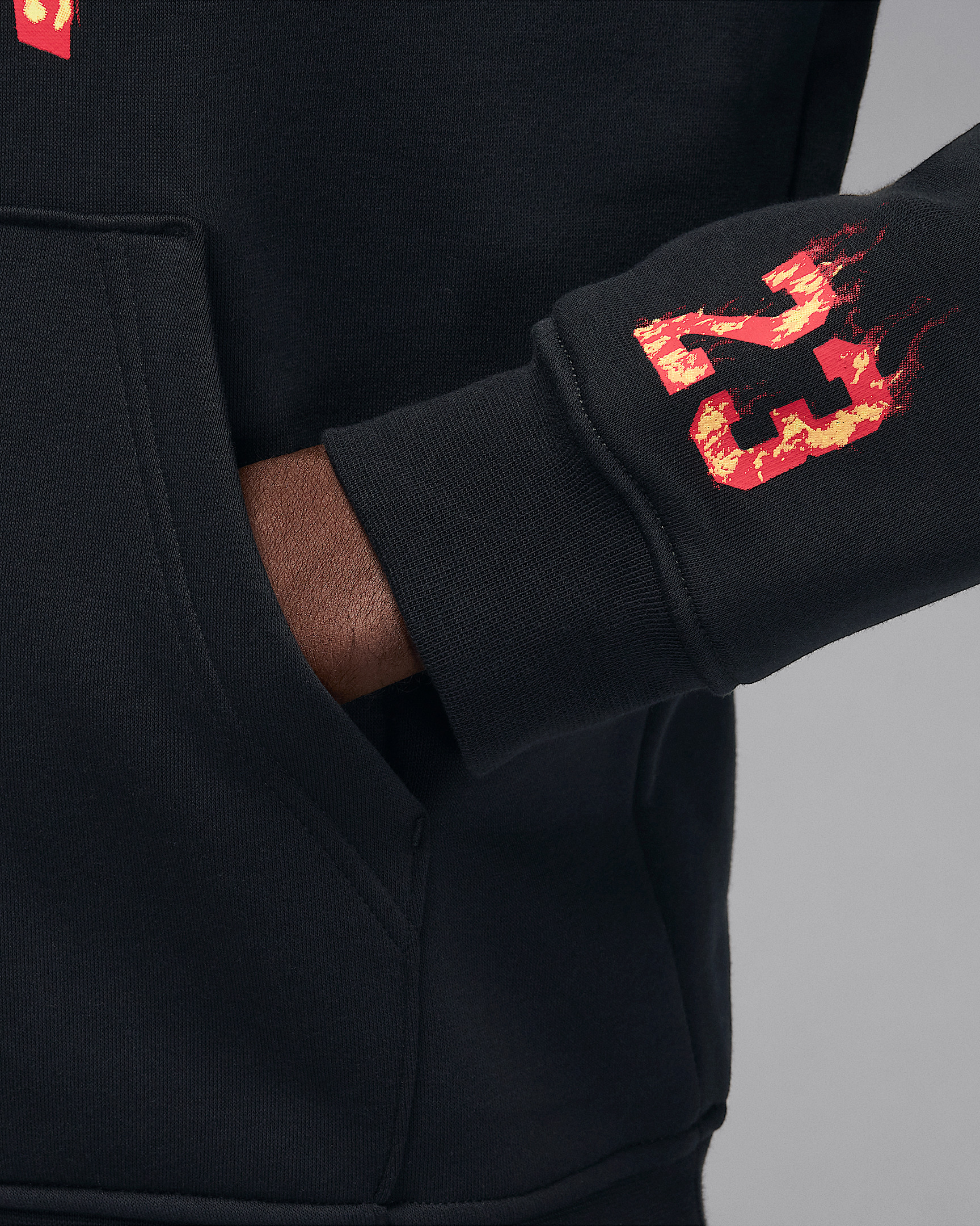 Jordan AJ5 Men's Fleece Pullover Hoodie - 4