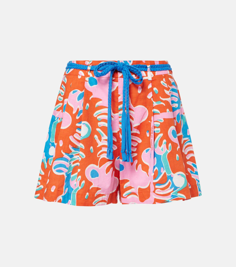 Chantal printed cotton shorts - 1