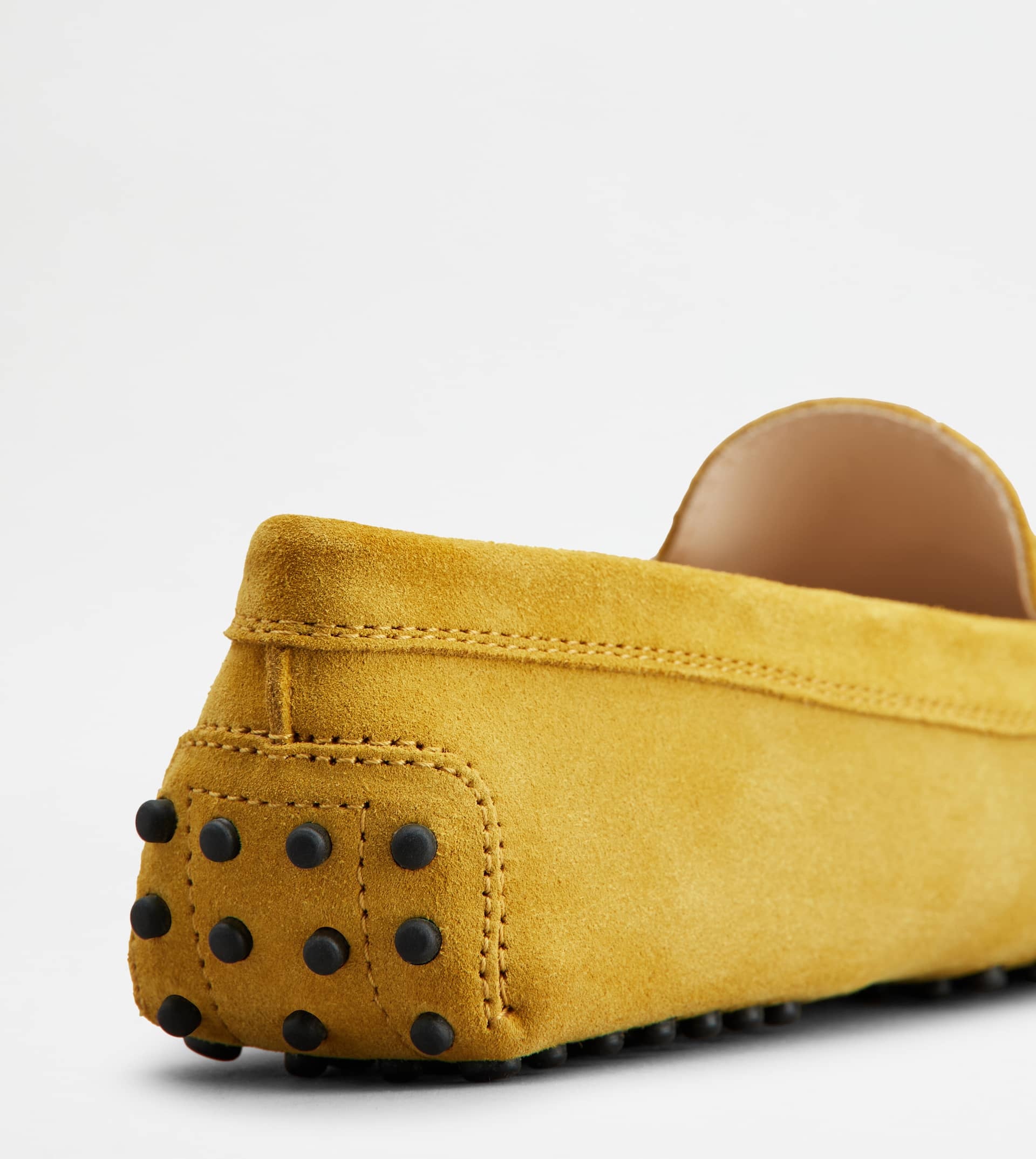 GOMMINO DRIVING SHOES IN SUEDE - YELLOW - 5