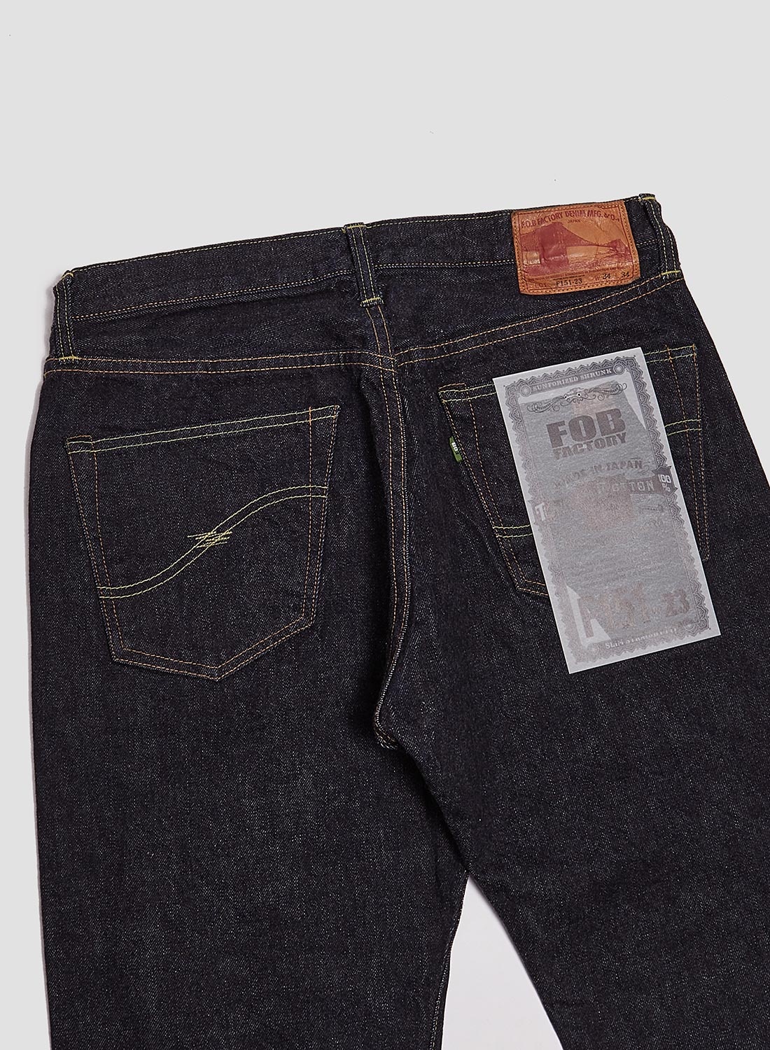 FOB Factory Selvedge Denim XX 5P Indigo - 6