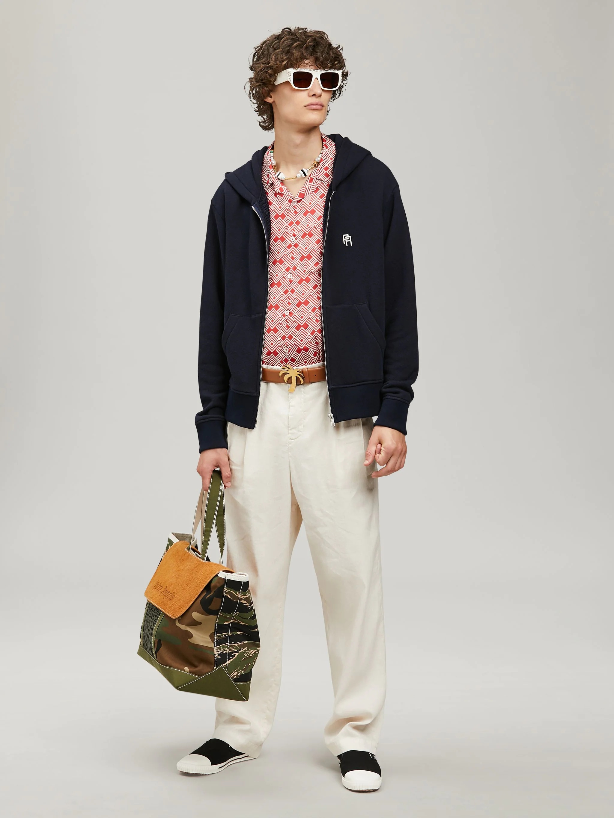 MONOGRAM BOWLING SHIRT - 2